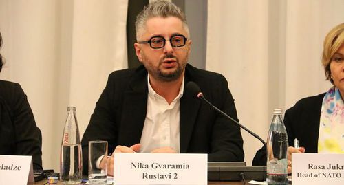 Nika Gvaramiya. Photo: OSCE Parliamentary Assembly https://ru.wikipedia.org/wiki/%D0%93%D0%B2%D0%B0%D1%80%D0%B0%D0%BC%D0%B8%D1%8F,_%D0%9D%D0%B8%D0%BA%D0%BE%D0%BB%D0%BE%D0%B7_%D0%90%D0%BD%D0%B7%D0%BE%D1%80%D0%B8%D0%B5%D0%B2%D0%B8%D1%87#/media/%D0%A4%D0%B0%D0%B9%D0%BB:Nika_Gvaramia,_Director_General_of_Rustavi_2_(44851964644).jpg Nika Gvaramiya. Photo: OSCE Parliamentary Assembly https://ru.wikipedia.org/wiki/%D0%93%D0%B2%D0%B0%D1%80%D0%B0%D0%BC%D0%B8%D1%8F,_%D0%9D%D0%B8%D0%BA%D0%BE%D0%BB%D0%BE%D0%B7_%D0%90%D0%BD%D0%B7%D0%BE%D1%80%D0%B8%D0%B5%D0%B2%D0%B8%D1%87#/media/%D0%A4%D0%B0%D0%B9%D0%BB:Nika_Gvaramia,_Director_General_of_Rustavi_2_(44851964644).jpg