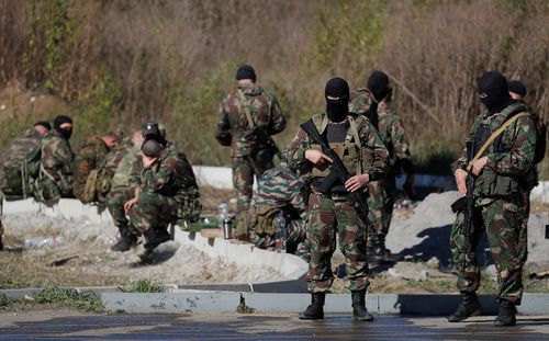 Law enforcers of Ingushetia in Magas. Photo: REUTERS/Maxim Shemetov Law enforcers of Ingushetia in Magas. Photo: REUTERS/Maxim Shemetov