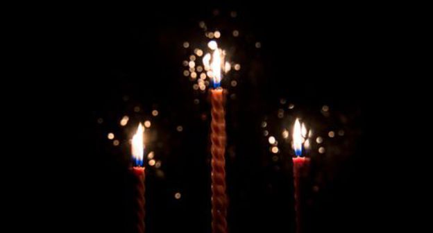 Ceremonial candles. Photo by Nina Tumanova for the "Caucasian Knot" Ceremonial candles. Photo by Nina Tumanova for the "Caucasian Knot"