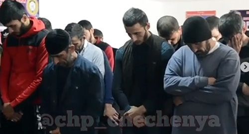 Screenshot from video with the chief of the MIA's Department having a preventive conversation with young people brought to the police station for drinking alcoholic beverages and taking psychotropic drugs, the "ChP Chechnya" Instagram Channel, http://www.instagram.com/chp_chechenya Screenshot from video with the chief of the MIA's Department having a preventive conversation with young people brought to the police station for drinking alcoholic beverages and taking psychotropic drugs, the "ChP Chechnya" Instagram Channel, http://www.instagram.com/chp_chechenya