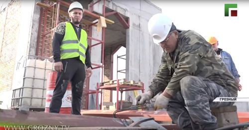 Screenshot from video report "Are non-Chechens building Chechnya?" posted by "Grozny" TV Channel at: https://www.youtube.com/channel/UC3FPh5_CUUx99KCqDE09kWQ Screenshot from video report "Are non-Chechens building Chechnya?" posted by "Grozny" TV Channel at: https://www.youtube.com/channel/UC3FPh5_CUUx99KCqDE09kWQ