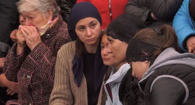 Funeral of Regina Gagieva. Screenshot from video posted by Krylia TV https://www.youtube.com/watch?v=KJ34Byd7H9k Funeral of Regina Gagieva. Screenshot from video posted by Krylia TV https://www.youtube.com/watch?v=KJ34Byd7H9k
