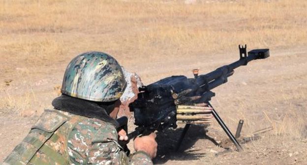 An Armenian soldier. Photo by the press service of the Ministry of Defence of Armenia http://www.mil.am/hy/news/7148 An Armenian soldier. Photo by the press service of the Ministry of Defence of Armenia http://www.mil.am/hy/news/7148
