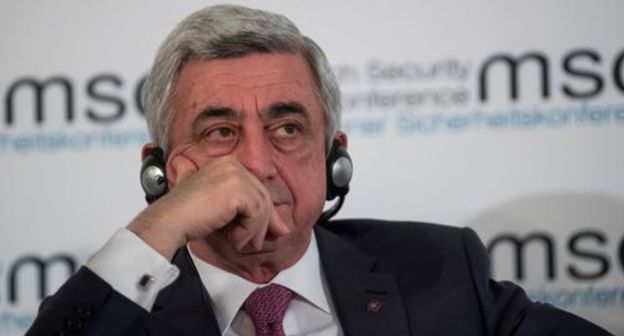 Serzh Sargsyan. Photo: https://commons.wikimedia.org/wiki/Category:Serzh_Sargsyan#/media/File:Serzh_Sargsyan_MSC_2018.jpg Serzh Sargsyan. Photo: https://commons.wikimedia.org/wiki/Category:Serzh_Sargsyan#/media/File:Serzh_Sargsyan_MSC_2018.jpg