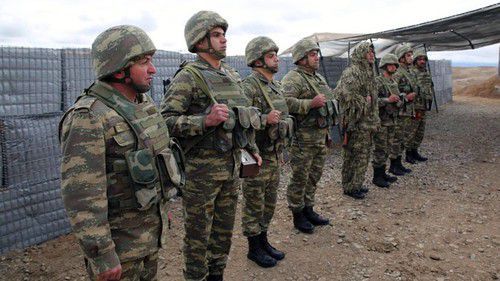 Azerbaijani soldiers. Photo: press service of the Ministry of Defence of Azerbaijan, https://mod.gov.az Azerbaijani soldiers. Photo: press service of the Ministry of Defence of Azerbaijan, https://mod.gov.az
