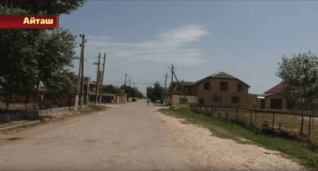 The village of Novosasitli. Screenshot of the video by the Aytash TV channel https://youtu.be/hg8LHJAUpT8 The village of Novosasitli. Screenshot of the video by the Aytash TV channel https://youtu.be/hg8LHJAUpT8