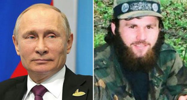 Vladimir Putin, Zelimkhan Khangoshvili. Photo by the press service of the Russian President, screenshot of the video by the BBC Russian https://www.youtube.com/watch?v=STddYJhfbvI&feature=emb_logo. Collage by the "Caucasian Knot" Vladimir Putin, Zelimkhan Khangoshvili. Photo by the press service of the Russian President, screenshot of the video by the BBC Russian https://www.youtube.com/watch?v=STddYJhfbvI&feature=emb_logo. Collage by the "Caucasian Knot"