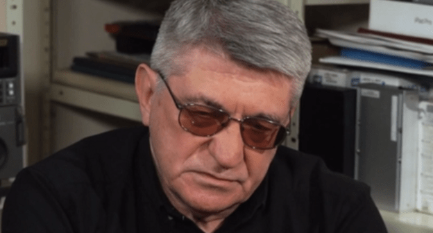 Alexander Sokurov. Screenshot from the interview with the "Dozhd" TV Channel Alexander Sokurov. Screenshot from the interview with the "Dozhd" TV Channel
