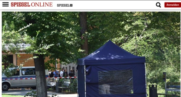 Site of Zelimkhan Khangoshvili 's murder. Screenshot of Der Spiegel's page, author: Paul Zinken/ DPA Site of Zelimkhan Khangoshvili 's murder. Screenshot of Der Spiegel's page, author: Paul Zinken/ DPA