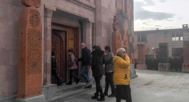 The St. Grigor Narekatsi Church in Armavir. Photo by Armine Martirosyan for the "Caucasian Knot" The St. Grigor Narekatsi Church in Armavir. Photo by Armine Martirosyan for the "Caucasian Knot"