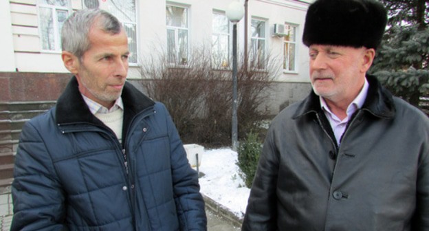 Ibragim and Musa Zyazikov, brothers of the defendant. Photo by Vyacheslav Yaschenko for the Caucasian Knot Ibragim and Musa Zyazikov, brothers of the defendant. Photo by Vyacheslav Yaschenko for the Caucasian Knot