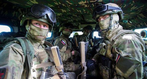 National Guards of Russia. Photo: http://rosgvard.ru/ru/page/index/komandnoshtabnye-ucheniya-podrazdelenij-specialnogo-naznacheniya National Guards of Russia. Photo: http://rosgvard.ru/ru/page/index/komandnoshtabnye-ucheniya-podrazdelenij-specialnogo-naznacheniya