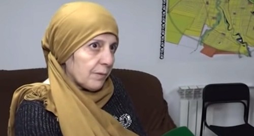 Roza Murdalova, a resident of the Urus-Martan District. Screenshot of the video by the "Grozny" TV Channel ttps://www.youtube.com/watch?v=4vQ8Psr0yIw&feature=emb_title Roza Murdalova, a resident of the Urus-Martan District. Screenshot of the video by the "Grozny" TV Channel ttps://www.youtube.com/watch?v=4vQ8Psr0yIw&feature=emb_title