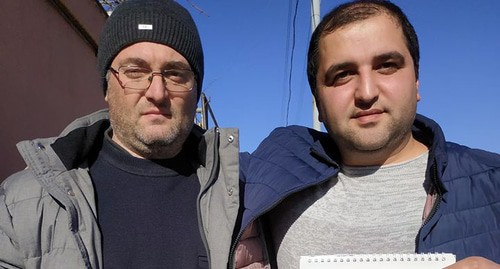 Alexander Kananyan (left) and Mher Pogosyan (right). Screenshot of Facebook post made by Mher Pogosyan: https://www.facebook.com/mher.poghosyan.3/posts/2672240769479816 Alexander Kananyan (left) and Mher Pogosyan (right). Screenshot of Facebook post made by Mher Pogosyan: https://www.facebook.com/mher.poghosyan.3/posts/2672240769479816