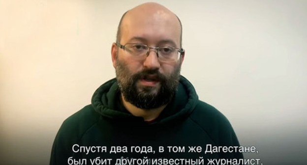 Ilya Azar speaks in a video appeal in support of Abdulmumin Gadjiev. Screenshot from video posted at: https://www.youtube.com/watch?time_continue=1&v=3G93KQNYERM&feature=emb_logo Ilya Azar speaks in a video appeal in support of Abdulmumin Gadjiev. Screenshot from video posted at: https://www.youtube.com/watch?time_continue=1&v=3G93KQNYERM&feature=emb_logo