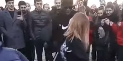 The dancing performed at the celebration of the Student’s Day in Vladikavkaz that caused a great resonance in North Ossetia. Screenshot from video posted by Region Online, http://www.youtube.com/watch?v=T104cBjFTc4&feature=emb_logo The dancing performed at the celebration of the Student’s Day in Vladikavkaz that caused a great resonance in North Ossetia. Screenshot from video posted by Region Online, http://www.youtube.com/watch?v=T104cBjFTc4&feature=emb_logo