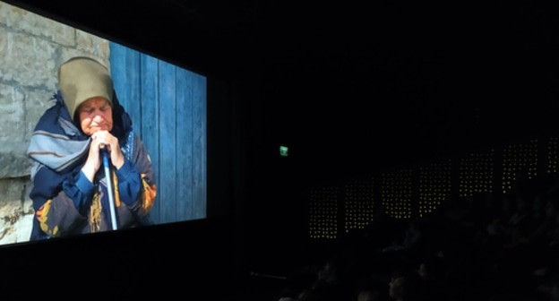 Premiere screening of a documentary in memory of Aishat Magomedova in Moscow. Photo by Gor Aleksanyan for the Caucasian Knot Premiere screening of a documentary in memory of Aishat Magomedova in Moscow. Photo by Gor Aleksanyan for the Caucasian Knot