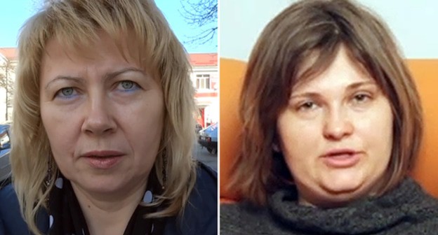 Marina Dubrovina (on the left) and Elena Milashina. Collage by the "Caucasian Knot" made of screenshots of the videos https://www.youtube.com/watch?time_continue=47&v=3AIL5pg1_hE&feature=emb_logo and https://www.youtube.com/watch?time_continue=37&v=hGC8NxXlk4A&feature=emb_logo Marina Dubrovina (on the left) and Elena Milashina. Collage by the "Caucasian Knot" made of screenshots of the videos https://www.youtube.com/watch?time_continue=47&v=3AIL5pg1_hE&feature=emb_logo and https://www.youtube.com/watch?time_continue=37&v=hGC8NxXlk4A&feature=emb_logo