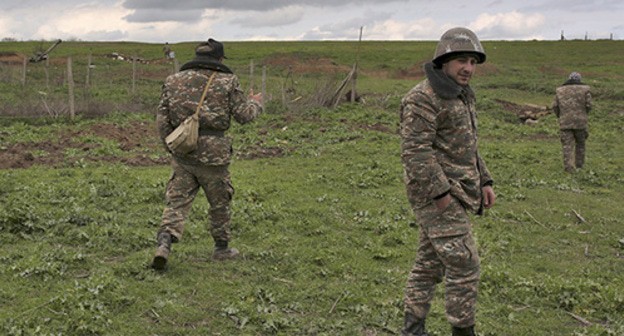 At the contact line in Nagorno-Karabakh. Photo: REUTERS/Vahan Stepanyan At the contact line in Nagorno-Karabakh. Photo: REUTERS/Vahan Stepanyan