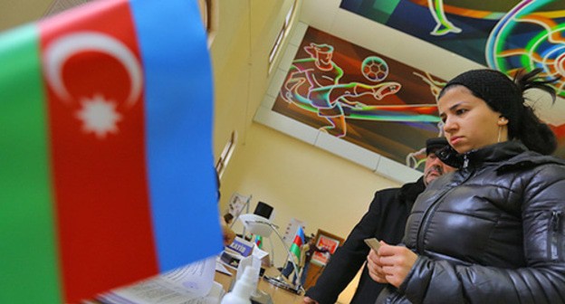 At a polling station in Baku. February 9, 2020. Photo by Aziz Karimov for the "Caucasian Knot" At a polling station in Baku. February 9, 2020. Photo by Aziz Karimov for the "Caucasian Knot"
