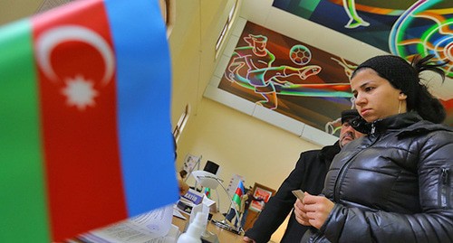 At a polling station in Baku. February 9, 2020. Photo by Aziz Karimov for the "Caucasian Knot" At a polling station in Baku. February 9, 2020. Photo by Aziz Karimov for the "Caucasian Knot"