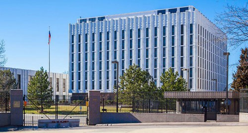 Russian Embassy in the United States. Photo: press service of the Embassy, https://washington.mid.ru/ru/ Russian Embassy in the United States. Photo: press service of the Embassy, https://washington.mid.ru/ru/