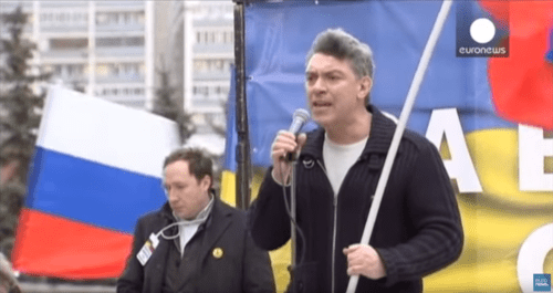 Boris Nemtsov. Screenshot from video posted at: https://youtu.be/-b09lBiZWKE Boris Nemtsov. Screenshot from video posted at: https://youtu.be/-b09lBiZWKE