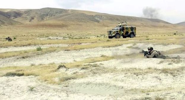 Azerbaijani soldiers. Photo by the press service of the Ministry of Defence of Azerbaijan https://mod.gov.az Azerbaijani soldiers. Photo by the press service of the Ministry of Defence of Azerbaijan https://mod.gov.az