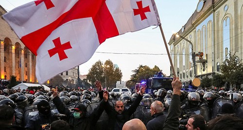 Protest action in Tbilisi, November 2019. Photo: REUTERS/Irakli Gedenidze Protest action in Tbilisi, November 2019. Photo: REUTERS/Irakli Gedenidze