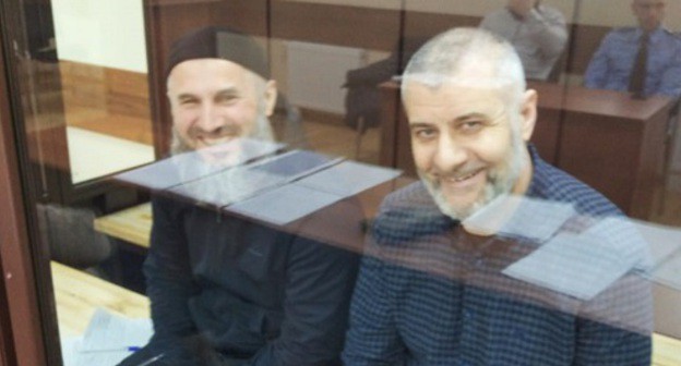 Musa Malsagov (left) and Barakh Chemurziev (right) attending hearings at the Yessentuki City Court, March 19, 2020. Photo by Magomed Abubakarov for the Caucasian Knot Musa Malsagov (left) and Barakh Chemurziev (right) attending hearings at the Yessentuki City Court, March 19, 2020. Photo by Magomed Abubakarov for the Caucasian Knot
