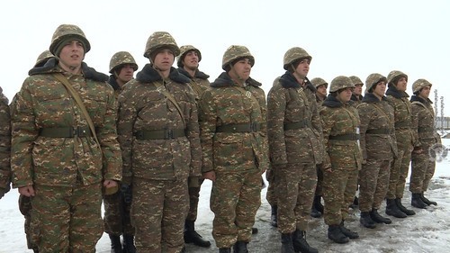 Armenian soldiers. Photo: press service of the Ministry of Defence of Armenia, http://www.mil.am Armenian soldiers. Photo: press service of the Ministry of Defence of Armenia, http://www.mil.am