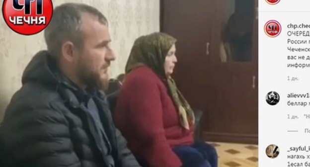 Law enforcers reproach the resident of Chechnya for disseminating fake news. Screenshot of the video posted on Instagram https://www.instagram.com/p/B-AWEPtigEH/ Law enforcers reproach the resident of Chechnya for disseminating fake news. Screenshot of the video posted on Instagram https://www.instagram.com/p/B-AWEPtigEH/