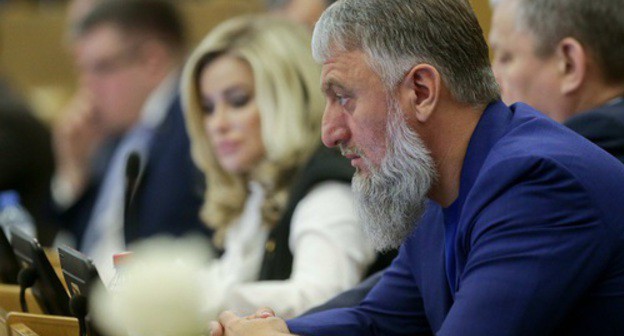 Adam Delimkhanov. Photo from the website of the Russian State Duma http://duma.gov.ru/multimedia/photo/42937/ Adam Delimkhanov. Photo from the website of the Russian State Duma http://duma.gov.ru/multimedia/photo/42937/