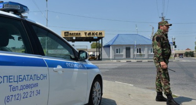Law enforcer in Chechnya. Screenshot: https://360tv.ru Law enforcer in Chechnya. Screenshot: https://360tv.ru