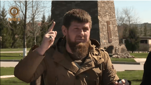 Ramzan Kadyrov during the emergency operations meeting on April 9, 2020. Screenshot of the video https://vk.com/wall279938622_481734 Ramzan Kadyrov during the emergency operations meeting on April 9, 2020. Screenshot of the video https://vk.com/wall279938622_481734