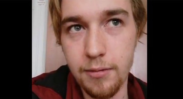 Screenshot from a video with an apology of Artyom Logunov posted in the chat on the Telegram channel "Atypical Adygea", https://t.me/nontypical/4293 Screenshot from a video with an apology of Artyom Logunov posted in the chat on the Telegram channel "Atypical Adygea", https://t.me/nontypical/4293