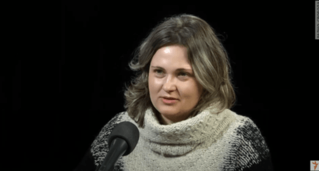 Elena Milashina. Screenshot of the video https://youtu.be/PeGJasDuSwI Elena Milashina. Screenshot of the video https://youtu.be/PeGJasDuSwI