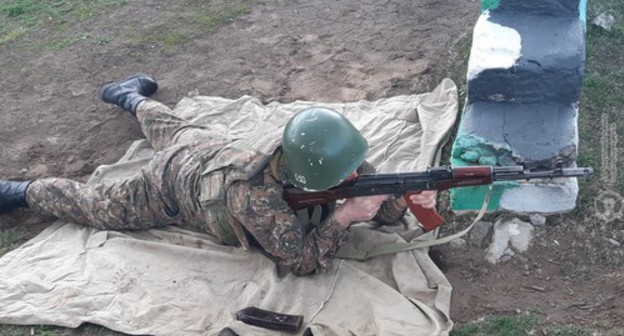 Soldier of the Armenian Army. Photo: press service of the Ministry of Armenia, http://www.mil.am/hy/news/7754 Soldier of the Armenian Army. Photo: press service of the Ministry of Armenia, http://www.mil.am/hy/news/7754