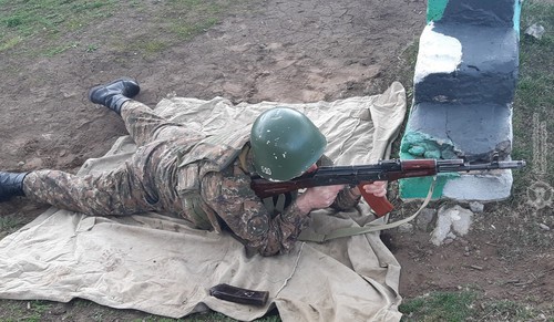Soldier of the Armenian Army. Photo: press service of the Ministry of Armenia, http://www.mil.am/hy/news/7754 Soldier of the Armenian Army. Photo: press service of the Ministry of Armenia, http://www.mil.am/hy/news/7754