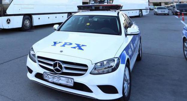 A police car. Azerbaijan. Photo: REUTERS/Aziz Karimov A police car. Azerbaijan. Photo: REUTERS/Aziz Karimov