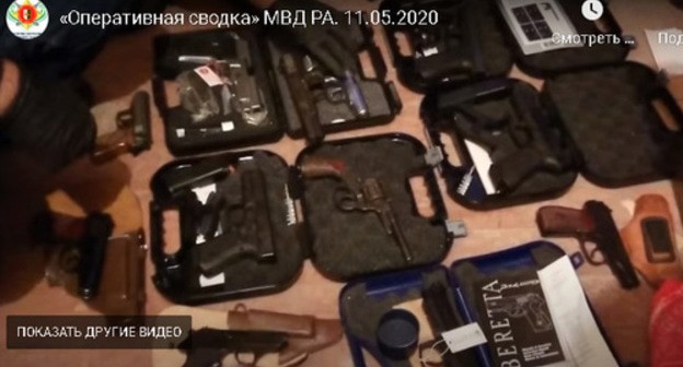 Hideout with weapons and explosives found in Sukhum. Screenshot: https://www.youtube.com/watch?time_continue=81&v=CBeFNBSQFWY&feature=emb_logo Hideout with weapons and explosives found in Sukhum. Screenshot: https://www.youtube.com/watch?time_continue=81&v=CBeFNBSQFWY&feature=emb_logo