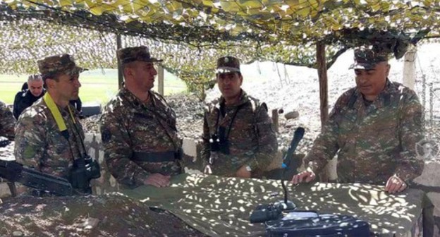 Soldiers of the Nagorno-Karabakh Defense Army. Photo by the press service of the Ministry of Defence of Armenia http://mil.am/hy/news/7837 Soldiers of the Nagorno-Karabakh Defense Army. Photo by the press service of the Ministry of Defence of Armenia http://mil.am/hy/news/7837