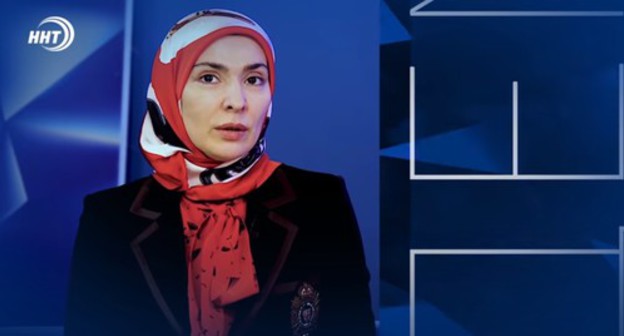 Aina Gamzatova. Screenshot of the video posted at the Телеканал ННТ YouTube channel https://www.youtube.com/watch?v=1hyvlr8Re4Y Aina Gamzatova. Screenshot of the video posted at the Телеканал ННТ YouTube channel https://www.youtube.com/watch?v=1hyvlr8Re4Y