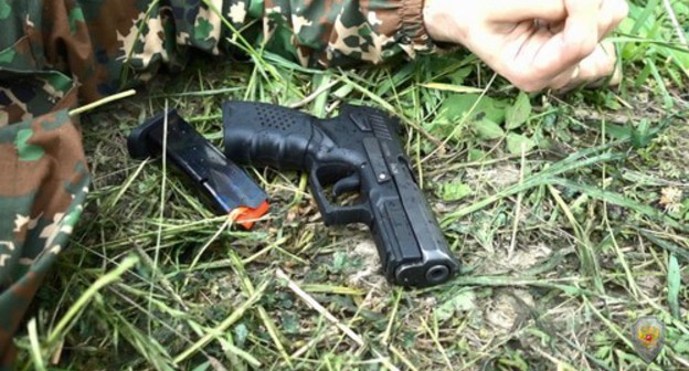 The man killed in the counterterrorist operation in the Khasavyurt District on May 22, 2020. Photo from the Russian National Antiterrorism Committee (NAC), http://nac.gov.ru The man killed in the counterterrorist operation in the Khasavyurt District on May 22, 2020. Photo from the Russian National Antiterrorism Committee (NAC), http://nac.gov.ru