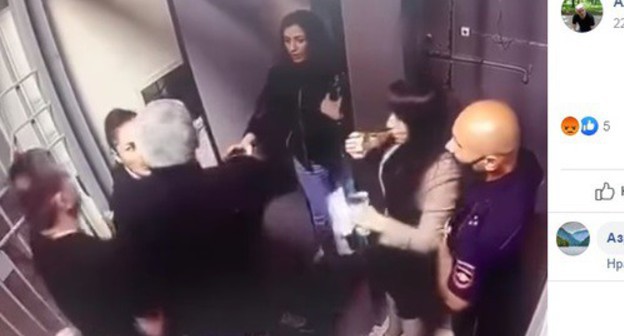 Conflict in the police station in Nartkala. Screenshot from video posted by the "Other Nalchik" group on the Facebook: https://www.facebook.com/100036798039208/videos/253442592559007/ Conflict in the police station in Nartkala. Screenshot from video posted by the "Other Nalchik" group on the Facebook: https://www.facebook.com/100036798039208/videos/253442592559007/