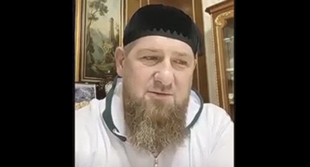 Ramzan Kadyrov, May 27, 2020. Screenshot from Kadyrov's personal VKontakte page, https://vk.com/ramzan?z=video279938622_456243170%2F79c85b3a7ec924cb0a%2Fpl_wall_279938622 Ramzan Kadyrov, May 27, 2020. Screenshot from Kadyrov's personal VKontakte page, https://vk.com/ramzan?z=video279938622_456243170%2F79c85b3a7ec924cb0a%2Fpl_wall_279938622