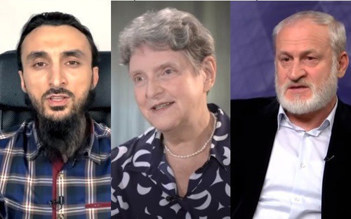 Tumso Abdurakhmanov (left), Svetlana Gannushkina (centre), Akmed Zakaev. Collage by the 'Caucasian Knot'. Screenshots: https://www.youtube.com/watch?v=-lvIRue9zB4, https://www.youtube.com/watch?v=fDVNm5shA3Y и https://www.youtube.com/watch?v=qNbQTEQ4mqs Tumso Abdurakhmanov (left), Svetlana Gannushkina (centre), Akmed Zakaev. Collage by the 'Caucasian Knot'. Screenshots: https://www.youtube.com/watch?v=-lvIRue9zB4, https://www.youtube.com/watch?v=fDVNm5shA3Y и https://www.youtube.com/watch?v=qNbQTEQ4mqs