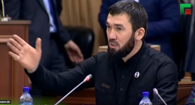 Magomed Daudov, Speaker of the Chechen Parliament. Screenshot of the video by the Grozny TV channel https://www.youtube.com/watch?time_continue=1020&v=9Vg-EwCfivI&feature=emb_title Magomed Daudov, Speaker of the Chechen Parliament. Screenshot of the video by the Grozny TV channel https://www.youtube.com/watch?time_continue=1020&v=9Vg-EwCfivI&feature=emb_title