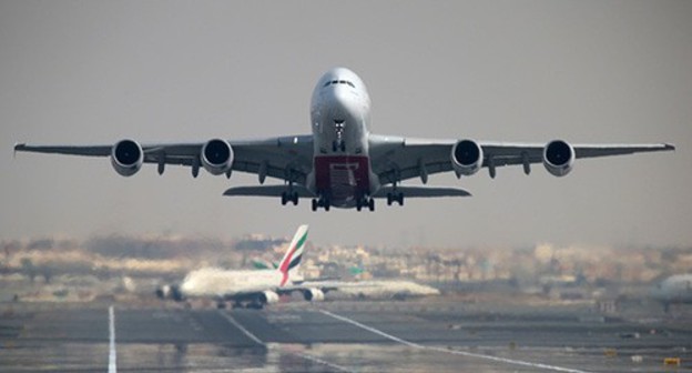 A plane at the Dubai airport. UAE. Photo: REUTERS/Christopher Pike A plane at the Dubai airport. UAE. Photo: REUTERS/Christopher Pike