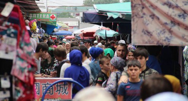 The Berkat market in Grozny. Photo by Magomed Magomedov for the "Caucasian Knot" The Berkat market in Grozny. Photo by Magomed Magomedov for the "Caucasian Knot"